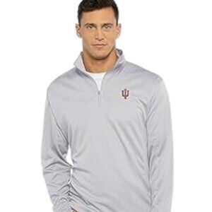 NWT Indiana Hoosiers Micro Mesh Quarter Zip Pullover Size X-Large Men's
